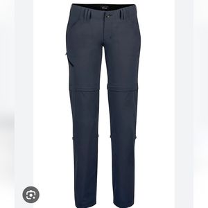 Marmot women's black Mazot convertible pants trousers. Size 8